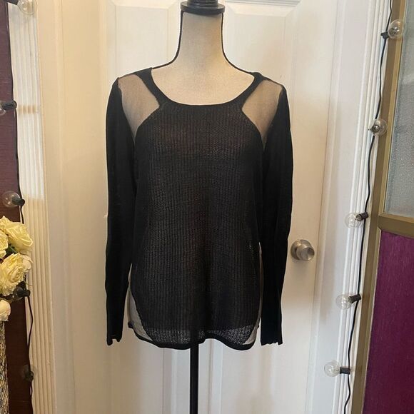 Helmut Lang sheer sweater, L - Picture 1 of 8